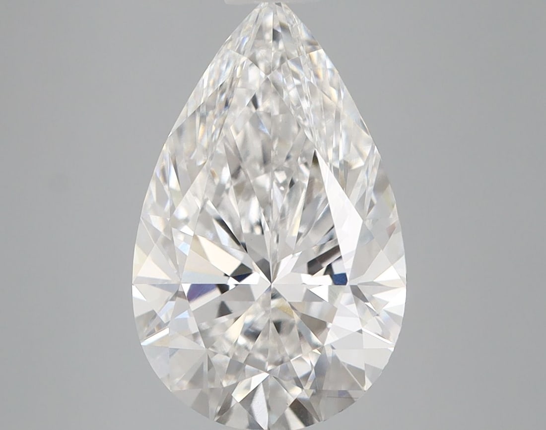 Loose Diamond - PEAR 4.07ct D VVS2: Loose Diamond - PEAR 4.07ct D VVS2 Source: This is a real non-mined Diamond that has been grown in a lab Shape: PEAR Carats: 4.07 Color: D Clarity: VVS2 Certification: IGI Video: