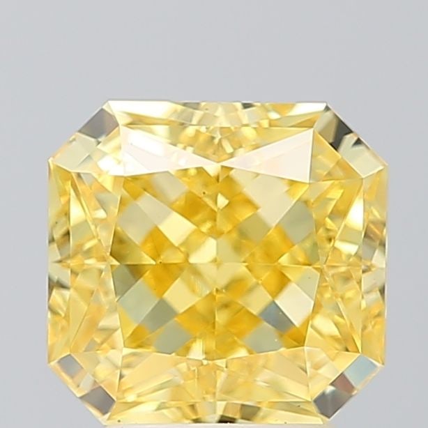 Loose Diamond - SQUARE RADIANT 4.03ct Fancy Vivid Yellow VS1: Loose Diamond - SQUARE RADIANT 4.03ct Fancy Vivid Yellow VS1 Source: This is a real non-mined Diamond that has been grown in a lab Shape: SQUARE RADIANT Carats: 4.03 Color: Fancy Vivid Yellow Certific