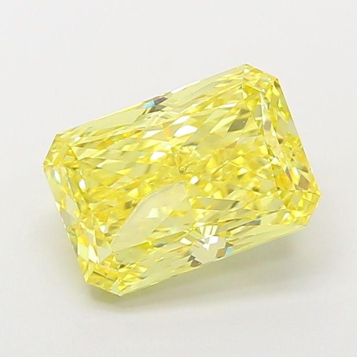 Loose Diamond - RADIANT 4.01ct Fancy Intense Yellow VS1: Loose Diamond - RADIANT 4.01ct Fancy Intense Yellow VS1 Source: This is a real non-mined Diamond that has been grown in a lab Shape: RADIANT Carats: 4.01 Color: Fancy Intense Yellow Certification: IGI