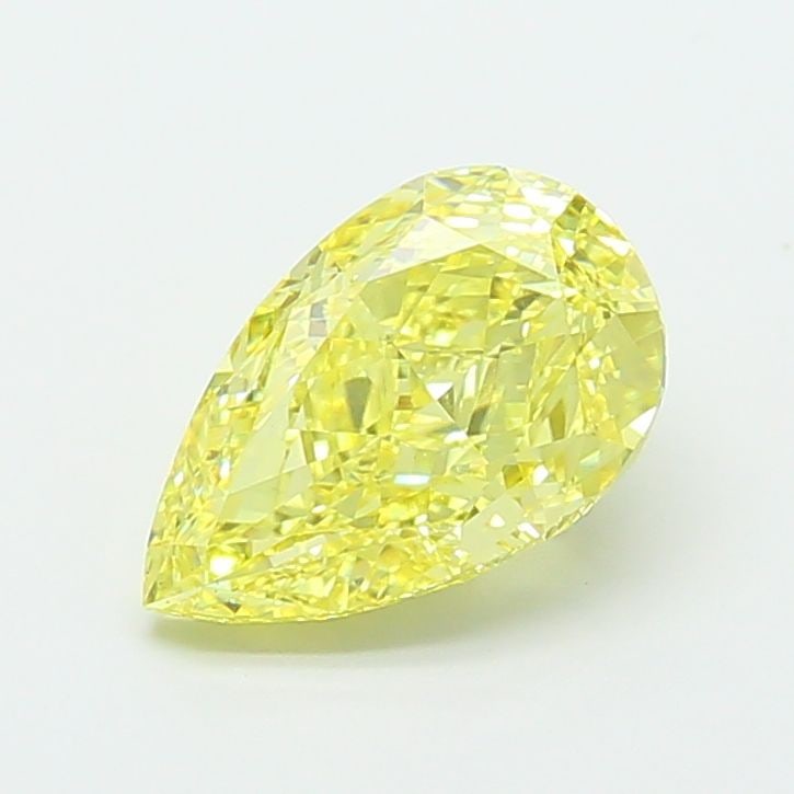 Loose Diamond - PEAR 5.1ct Fancy Intense Yellow VS1: Loose Diamond - PEAR 5.1ct Fancy Intense Yellow VS1 Source: This is a real non-mined Diamond that has been grown in a lab Shape: PEAR Carats: 5.1 Color: Fancy Intense Yellow Certification: IGI Video: