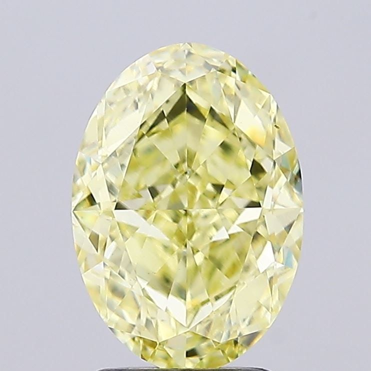 Loose Diamond - OVAL 2.65ct Fancy Yellow VVS2: Loose Diamond - OVAL 2.65ct Fancy Yellow VVS2 Source: This is a real non-mined Diamond that has been grown in a lab Shape: OVAL Carats: 2.65 Color: Fancy Yellow Certification: IGI Video: