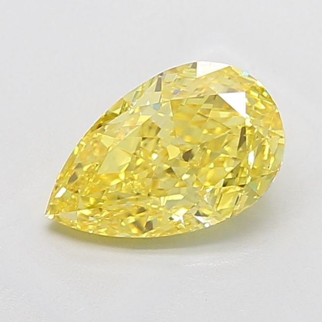 Loose Diamond - PEAR 2.52ct Fancy Vivid Yellow VS1: Loose Diamond - PEAR 2.52ct Fancy Vivid Yellow VS1 Source: This is a real non-mined Diamond that has been grown in a lab Shape: PEAR Carats: 2.52 Color: Fancy Vivid Yellow Certification: IGI The Diamo