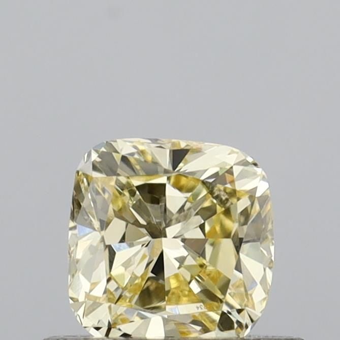 Loose Diamond - CUSHION MODIFIED 0.52ct Fancy Light Yellow VS1: Loose Diamond - CUSHION MODIFIED 0.52ct Fancy Light Yellow VS1 Source: This is a real non-mined Diamond that has been grown in a lab Shape: CUSHION MODIFIED Carats: 0.52 Color: Fancy Light Yellow Cert