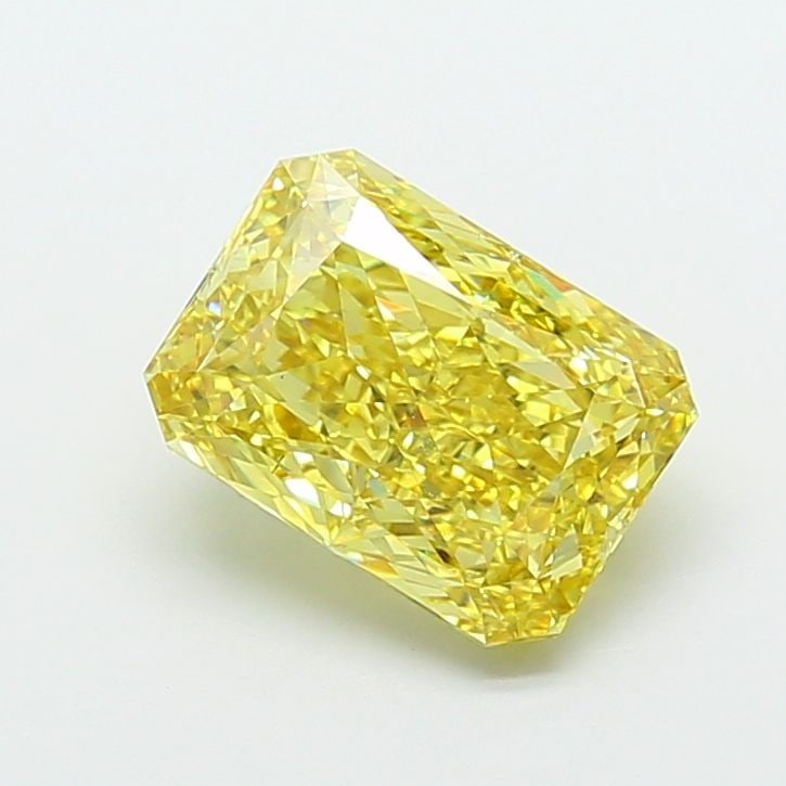 Loose Diamond - RADIANT 5.55ct Fancy Intense Yellow VS2: Loose Diamond - RADIANT 5.55ct Fancy Intense Yellow VS2 Source: This is a real non-mined Diamond that has been grown in a lab Shape: RADIANT Carats: 5.55 Color: Fancy Intense Yellow Certification: IGI