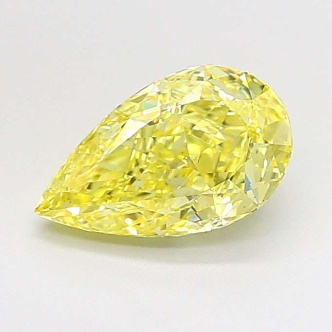 Loose Diamond - PEAR 2.6ct Fancy Intense Yellow VS1: Loose Diamond - PEAR 2.6ct Fancy Intense Yellow VS1 Source: This is a real non-mined Diamond that has been grown in a lab Shape: PEAR Carats: 2.6 Color: Fancy Intense Yellow Certification: IGI Video: