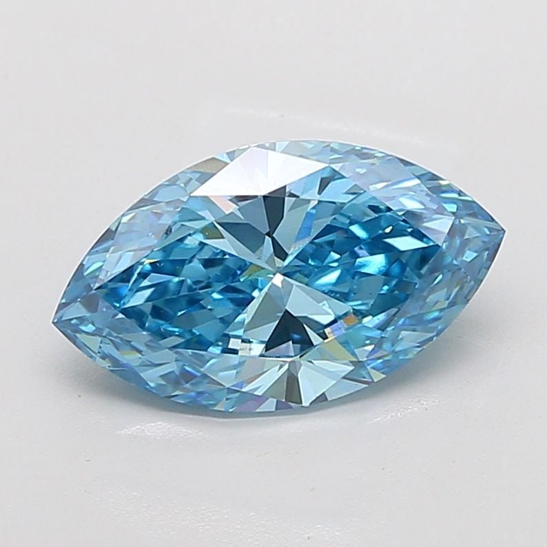 Loose Diamond - MARQUISE 4.0ct Fancy Vivid Blue VS1: Loose Diamond - MARQUISE 4.0ct Fancy Vivid Blue VS1 Source: This is a real non-mined Diamond that has been grown in a lab Shape: MARQUISE Carats: 4.0 Color: Fancy Vivid Blue Certification: IGI Video: