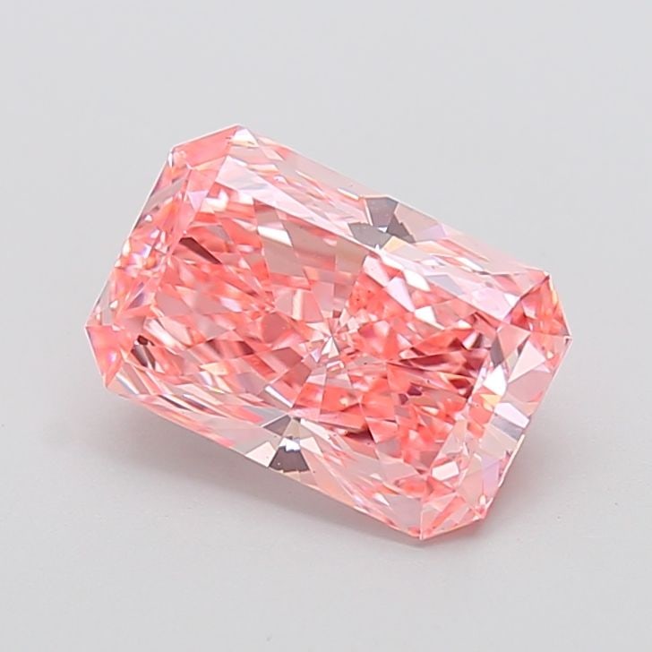 Loose Diamond - RADIANT 3.01ct Fancy Vivid Pink VS2: Loose Diamond - RADIANT 3.01ct Fancy Vivid Pink VS2 Source: This is a real non-mined Diamond that has been grown in a lab Shape: RADIANT Carats: 3.01 Color: Fancy Vivid Pink Certification: IGI Video: