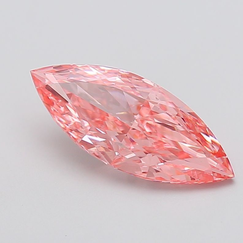 Loose Diamond - MARQUISE 0.57ct Fancy Vivid Pink VS2: Loose Diamond - MARQUISE 0.57ct Fancy Vivid Pink VS2 Source: This is a real non-mined Diamond that has been grown in a lab Shape: MARQUISE Carats: 0.57 Color: Fancy Vivid Pink Certification: NONE Vide