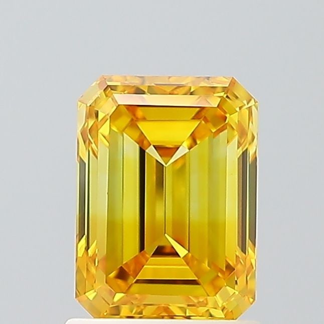 Loose Diamond - EMERALD 1.51ct Fancy Vivid Yellow VS2: Loose Diamond - EMERALD 1.51ct Fancy Vivid Yellow VS2 Source: This is a real non-mined Diamond that has been grown in a lab Shape: EMERALD Carats: 1.51 Color: Fancy Vivid Yellow Certification: IGI Vid