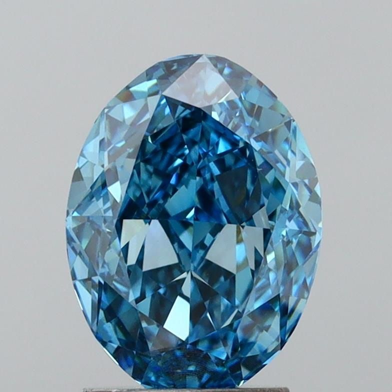 Loose Diamond - OVAL 2.51ct Fancy Vivid Blue VVS1: Loose Diamond - OVAL 2.51ct Fancy Vivid Blue VVS1 Source: This is a real non-mined Diamond that has been grown in a lab Shape: OVAL Carats: 2.51 Color: Fancy Vivid Blue Certification: IGI Video: