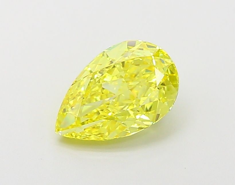 Loose Diamond - PEAR 1.51ct Fancy Vivid Yellow VS1: Loose Diamond - PEAR 1.51ct Fancy Vivid Yellow VS1 Source: This is a real non-mined Diamond that has been grown in a lab Shape: PEAR Carats: 1.51 Color: Fancy Vivid Yellow Certification: IGI Video:
