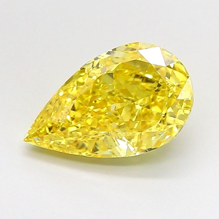Loose Diamond - PEAR 2.01ct Fancy Vivid Yellow VVS2: Loose Diamond - PEAR 2.01ct Fancy Vivid Yellow VVS2 Source: This is a real non-mined Diamond that has been grown in a lab Shape: PEAR Carats: 2.01 Color: Fancy Vivid Yellow Certification: IGI Video: