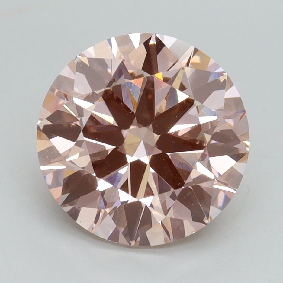 Loose Diamond - ROUND 3.03ct Fancy Light Pink VS1: Loose Diamond - ROUND 3.03ct Fancy Light Pink VS1 Source: This is a real non-mined Diamond that has been grown in a lab Shape: ROUND Carats: 3.03 Color: Fancy Light Pink Certification: IGI Video: