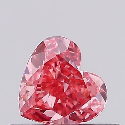 Loose Diamond - HEART 0.3ct Fancy Vivid Pink VS1: Loose Diamond - HEART 0.3ct Fancy Vivid Pink VS1 Source: This is a real non-mined Diamond that has been grown in a lab Shape: HEART Carats: 0.3 Color: Fancy Vivid Pink Certification: IGI Video: Video