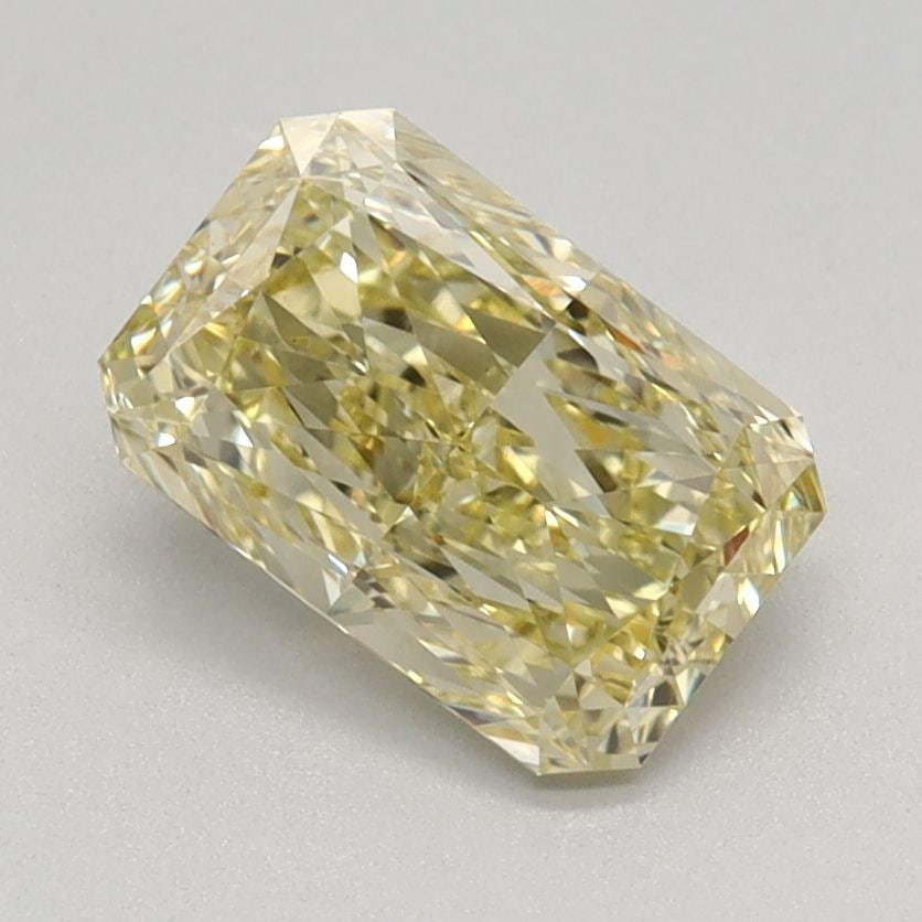 Loose Diamond - RADIANT 1.06ct Fancy Intense Yellow VS1: Loose Diamond - RADIANT 1.06ct Fancy Intense Yellow VS1 Source: This is a real non-mined Diamond that has been grown in a lab Shape: RADIANT Carats: 1.06 Color: Fancy Intense Yellow Certification: