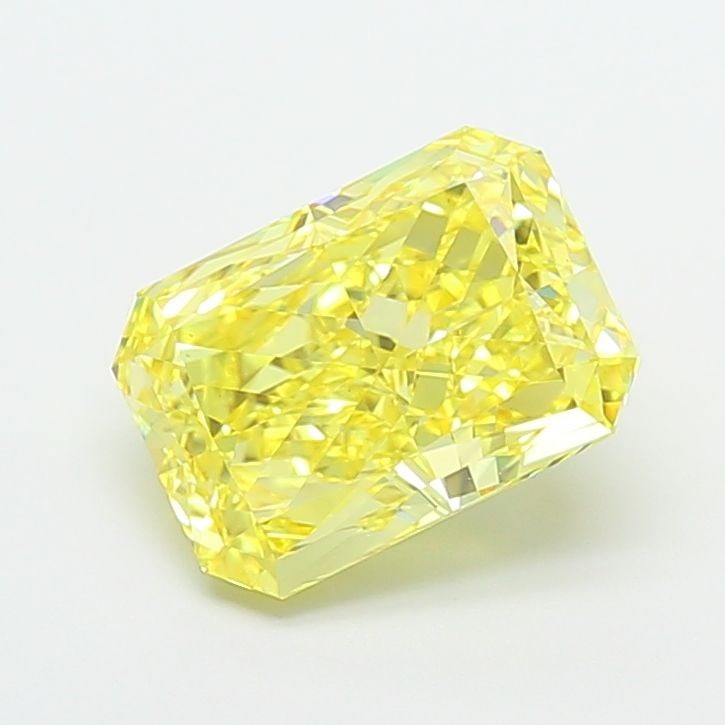 Loose Diamond - RADIANT 3.53ct Fancy Vivid Yellow VVS2: Loose Diamond - RADIANT 3.53ct Fancy Vivid Yellow VVS2 Source: This is a real non-mined Diamond that has been grown in a lab Shape: RADIANT Carats: 3.53 Color: Fancy Vivid Yellow Certification: IGI Vi