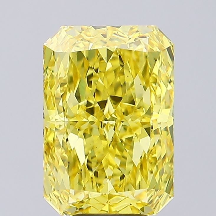 Loose Diamond - RADIANT 7.09ct Fancy Vivid Yellow VS2: Loose Diamond - RADIANT 7.09ct Fancy Vivid Yellow VS2 Source: This is a real non-mined Diamond that has been grown in a lab Shape: RADIANT Carats: 7.09 Color: Fancy Vivid Yellow Certification: IGI Vid