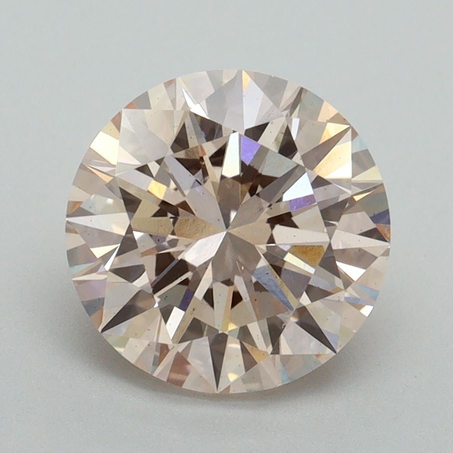 Loose Diamond - ROUND 2.5ct Fancy Pink VS1: Loose Diamond - ROUND 2.5ct Fancy Pink VS1 Source: This is a real non-mined Diamond that has been grown in a lab Shape: ROUND Carats: 2.5 Color: Fancy Pink Certification: IGI Video: