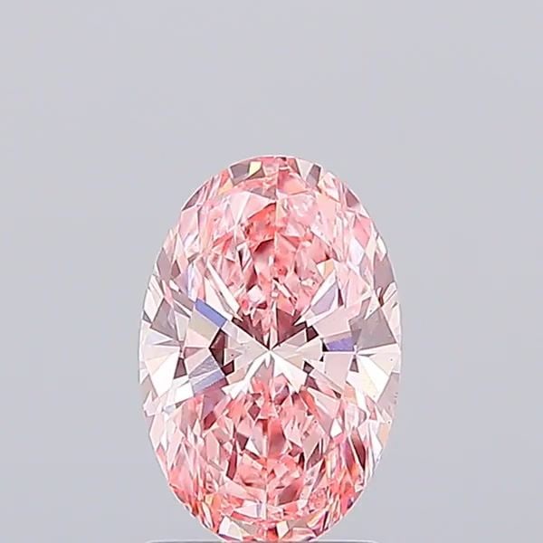 Loose Diamond - OVAL 2.0ct Fancy Vivid Pink VS1: Loose Diamond - OVAL 2.0ct Fancy Vivid Pink VS1 Source: This is a real non-mined Diamond that has been grown in a lab Shape: OVAL Carats: 2.0 Color: Fancy Vivid Pink Certification: IGI Video: