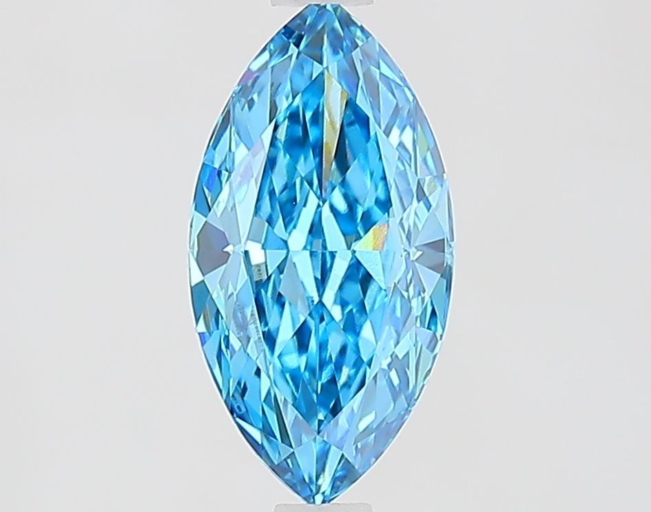 Loose Diamond - MARQUISE 1.59ct Fancy Vivid Blue VVS2: Loose Diamond - MARQUISE 1.59ct Fancy Vivid Blue VVS2 Source: This is a real non-mined Diamond that has been grown in a lab Shape: MARQUISE Carats: 1.59 Color: Fancy Vivid Blue Certification: IGI The 