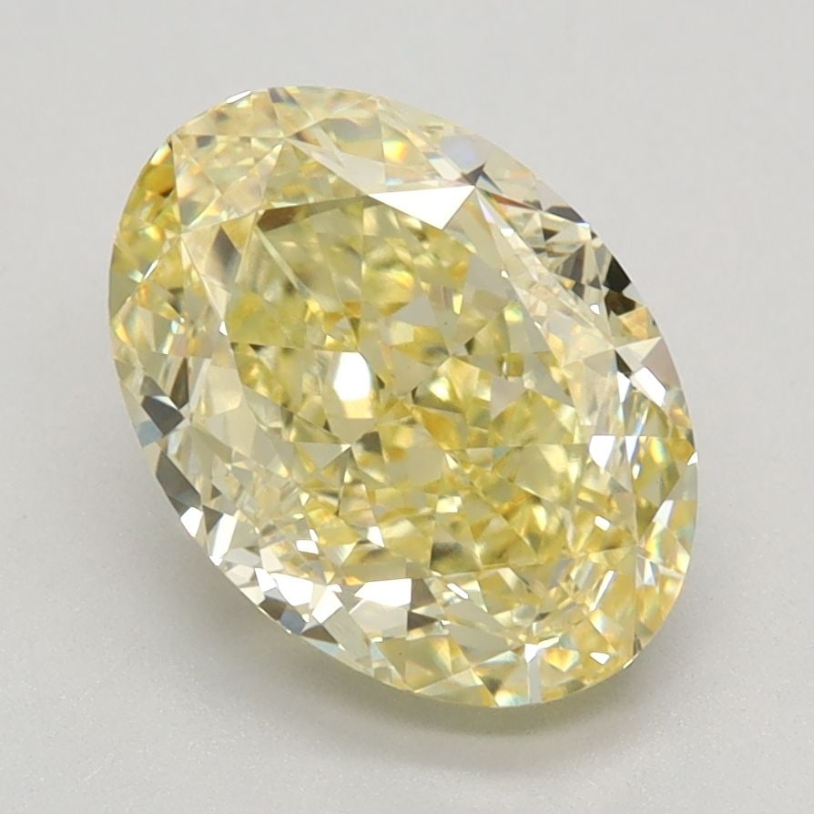 Loose Diamond - OVAL 2.52ct Fancy Intense Yellow VVS2: Loose Diamond - OVAL 2.52ct Fancy Intense Yellow VVS2 Source: This is a real non-mined Diamond that has been grown in a lab Shape: OVAL Carats: 2.52 Color: Fancy Intense Yellow Certification: IGI Vide