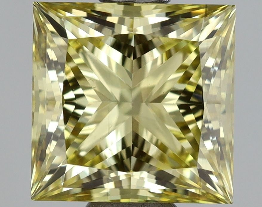 Loose Diamond - PRINCESS 1.51ct Fancy Vivid Yellow VS1: Loose Diamond - PRINCESS 1.51ct Fancy Vivid Yellow VS1 Source: This is a real non-mined Diamond that has been grown in a lab Shape: PRINCESS Carats: 1.51 Color: Fancy Vivid Yellow Certification: NONE 