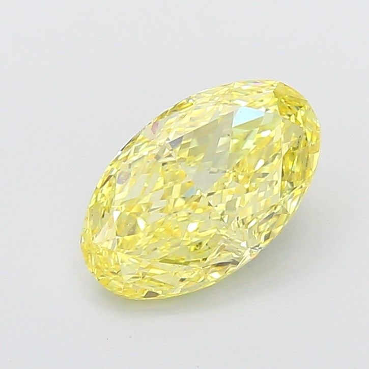 Loose Diamond - OVAL 3.03ct Fancy Vivid Yellow VS1: Loose Diamond - OVAL 3.03ct Fancy Vivid Yellow VS1 Source: This is a real non-mined Diamond that has been grown in a lab Shape: OVAL Carats: 3.03 Color: Fancy Vivid Yellow Certification: IGI Video:
