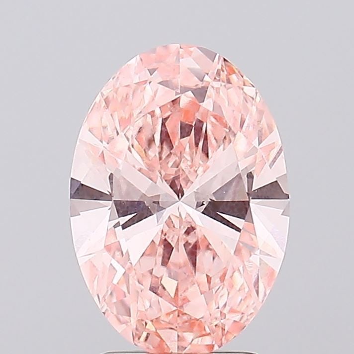 Loose Diamond - OVAL 2.5ct Fancy Vivid Pink VVS2: Loose Diamond - OVAL 2.5ct Fancy Vivid Pink VVS2 Source: This is a real non-mined Diamond that has been grown in a lab Shape: OVAL Carats: 2.5 Color: Fancy Vivid Pink Certification: IGI Video: