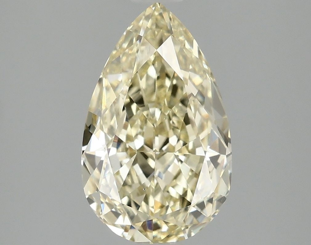 Loose Diamond - PEAR 2.1ct Fancy Intense Yellow VS1: Loose Diamond - PEAR 2.1ct Fancy Intense Yellow VS1 Source: This is a real non-mined Diamond that has been grown in a lab Shape: PEAR Carats: 2.1 Color: Fancy Intense Yellow Certification: IGI Video: