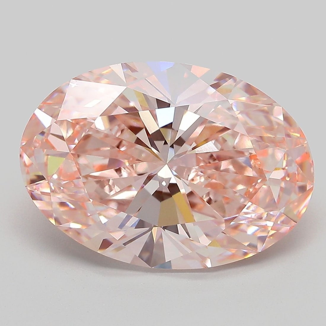 Loose Diamond - OVAL 9.02ct Fancy Vivid Pink VS1: Loose Diamond - OVAL 9.02ct Fancy Vivid Pink VS1 Source: This is a real non-mined Diamond that has been grown in a lab Shape: OVAL Carats: 9.02 Color: Fancy Vivid Pink Certification: IGI Video: