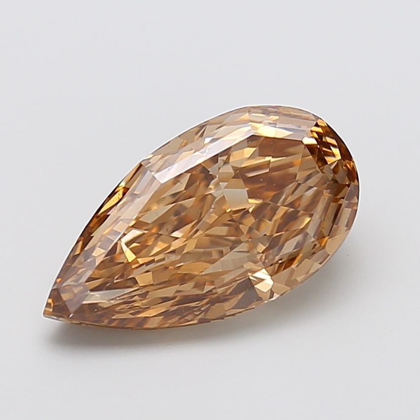 Loose Diamond - PEAR 4.39ct Fancy Brown VS2 (1 of 1)