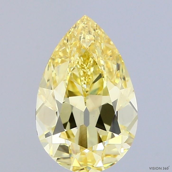 Loose Diamond - PEAR 2.01ct Fancy Intense Yellow VVS2 (1 of 1)