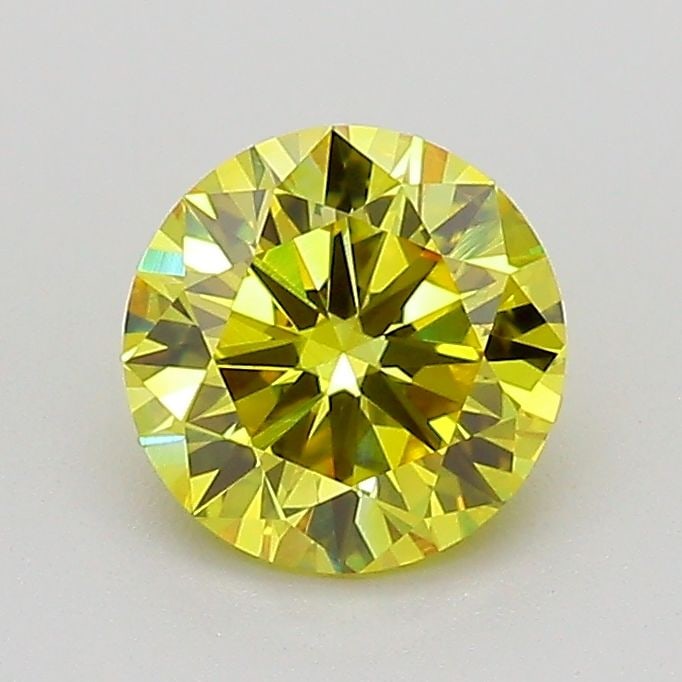 Loose Diamond - ROUND 0.96ct Fancy Vivid Yellow VVS2: Loose Diamond - ROUND 0.96ct Fancy Vivid Yellow VVS2 Source: This is a real non-mined Diamond that has been grown in a lab Shape: ROUND Carats: 0.96 Color: Fancy Vivid Yellow Certification: IGI The Di