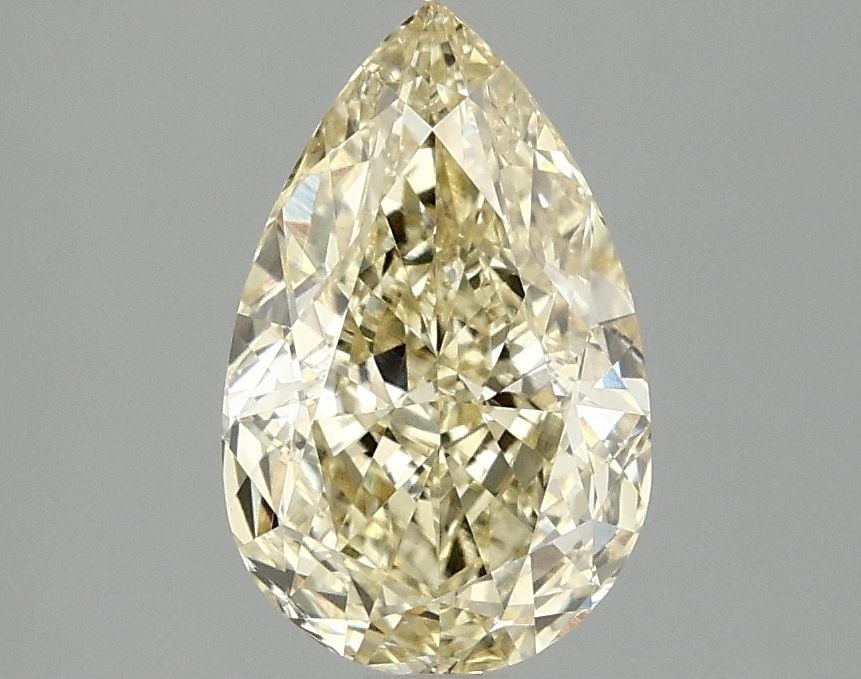 Loose Diamond - PEAR 2.01ct Fancy Intense Yellow VVS2: Loose Diamond - PEAR 2.01ct Fancy Intense Yellow VVS2 Source: This is a real non-mined Diamond that has been grown in a lab Shape: PEAR Carats: 2.01 Color: Fancy Intense Yellow Certification: IGI Vide