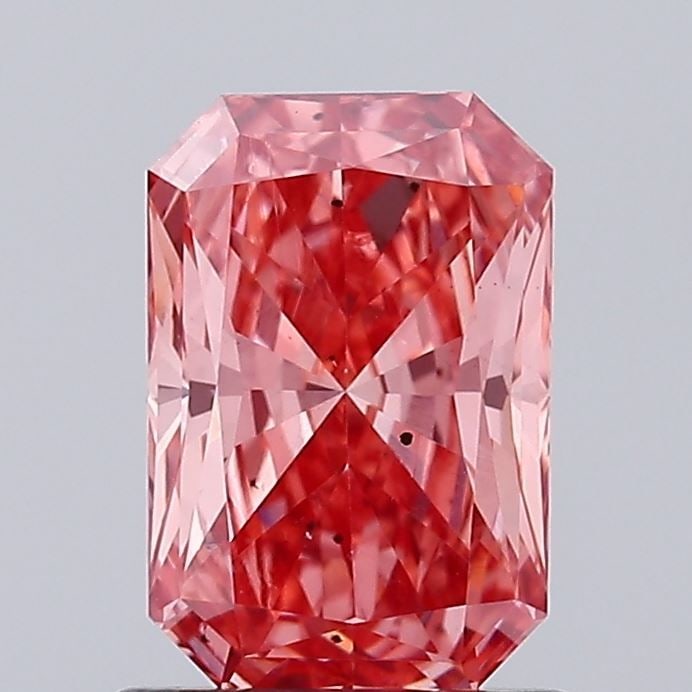 Loose Diamond - RADIANT 1.11ct Fancy Vivid Pink SI1: Loose Diamond - RADIANT 1.11ct Fancy Vivid Pink SI1 Source: This is a real non-mined Diamond that has been grown in a lab Shape: RADIANT Carats: 1.11 Color: Fancy Vivid Pink Certification: IGI Video: