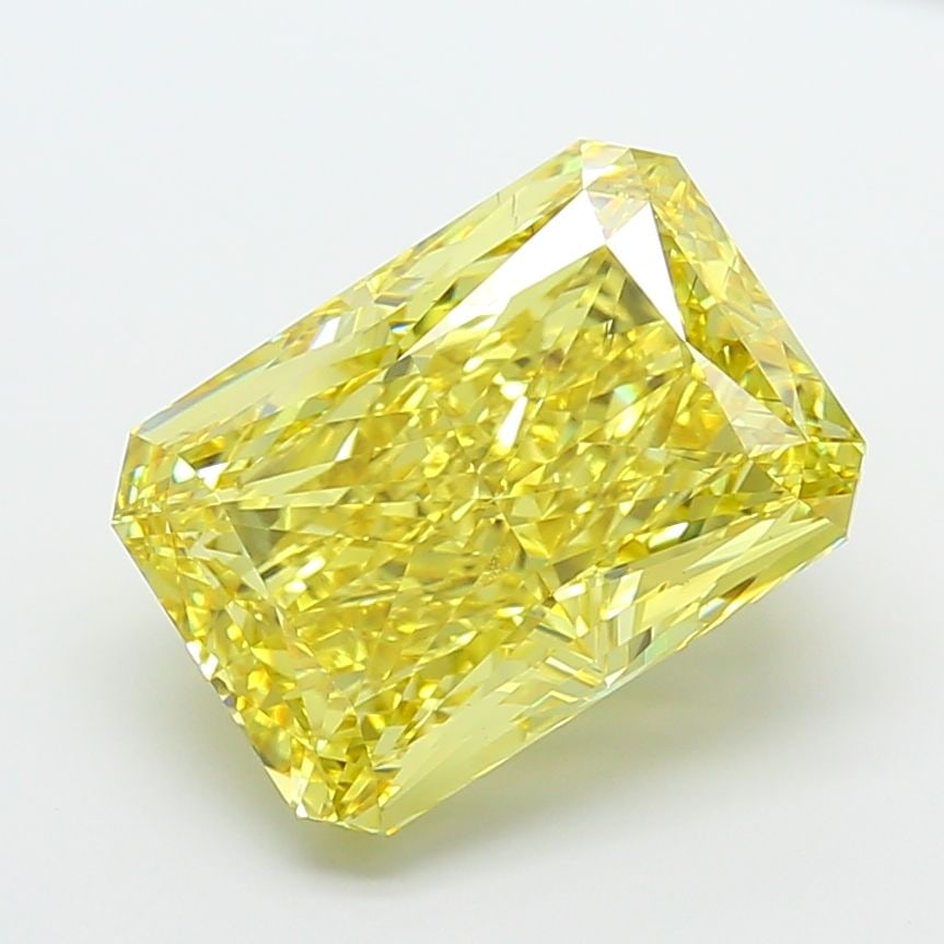 Loose Diamond - RADIANT 13.21ct Fancy Vivid Yellow VS2: Loose Diamond - RADIANT 13.21ct Fancy Vivid Yellow VS2 Source: This is a real non-mined Diamond that has been grown in a lab Shape: RADIANT Carats: 13.21 Color: Fancy Vivid Yellow Certification: IGI V