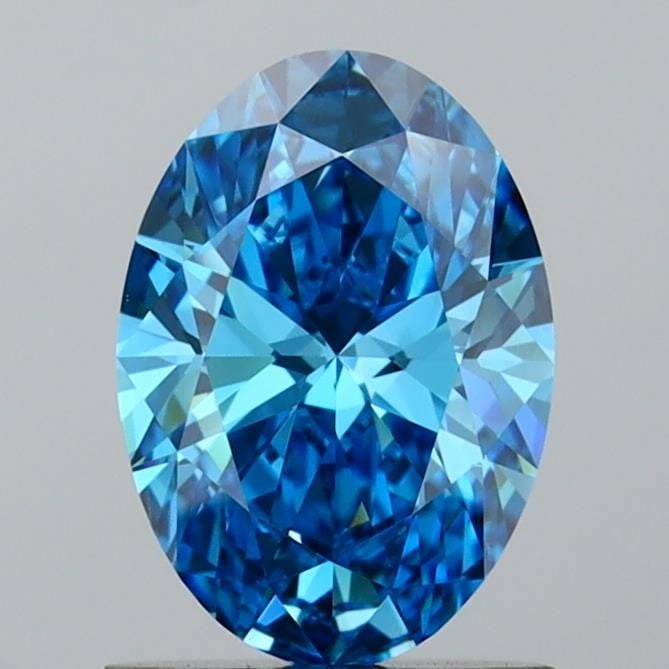 Loose Diamond - OVAL 1.03ct Fancy Vivid Blue VS1: Loose Diamond - OVAL 1.03ct Fancy Vivid Blue VS1 Source: This is a real non-mined Diamond that has been grown in a lab Shape: OVAL Carats: 1.03 Color: Fancy Vivid Blue Certification: IGI Video: