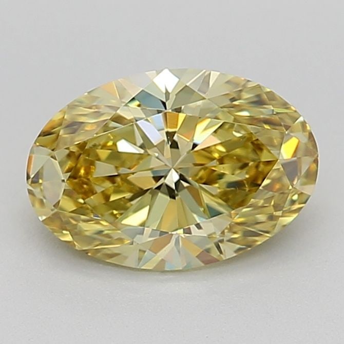 Loose Diamond - OVAL 1.04ct Fancy Intense Yellow VVS2: Loose Diamond - OVAL 1.04ct Fancy Intense Yellow VVS2 Source: This is a real non-mined Diamond that has been grown in a lab Shape: OVAL Carats: 1.04 Color: Fancy Intense Yellow Certification: IGI Vide