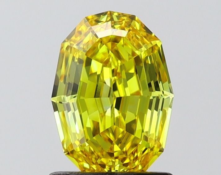 Loose Diamond - OTHER 1.25ct Fancy Vivid Yellow VVS1: Loose Diamond - OTHER 1.25ct Fancy Vivid Yellow VVS1 Source: This is a real non-mined Diamond that has been grown in a lab Shape: OTHER Carats: 1.25 Color: Fancy Vivid Yellow Certification: IGI Video: