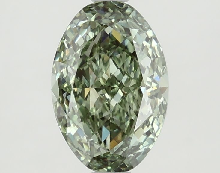 Loose Diamond - OVAL 1.73ct Fancy Vivid Green VS1: Loose Diamond - OVAL 1.73ct Fancy Vivid Green VS1 Source: This is a real non-mined Diamond that has been grown in a lab Shape: OVAL Carats: 1.73 Color: Fancy Vivid Green Certification: NONE The Diamon