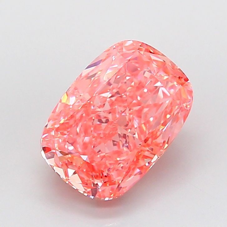 Loose Diamond - CUSHION MODIFIED 5.05ct Fancy Vivid Pink VVS2: Loose Diamond - CUSHION MODIFIED 5.05ct Fancy Vivid Pink VVS2 Source: This is a real non-mined Diamond that has been grown in a lab Shape: CUSHION MODIFIED Carats: 5.05 Color: Fancy Vivid Pink Certifi