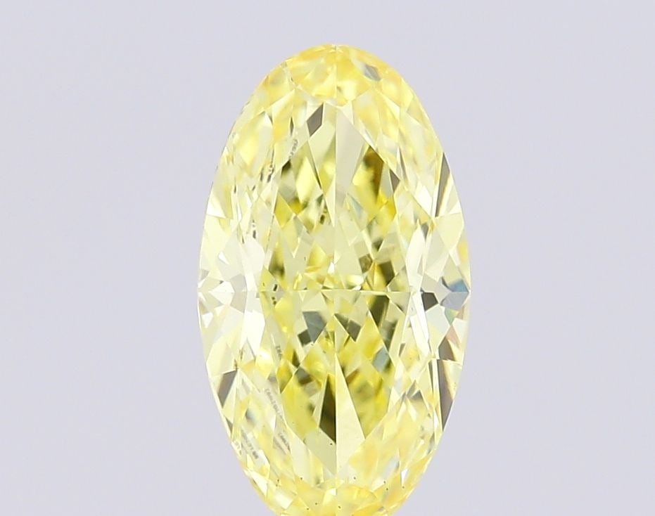 Loose Diamond - OVAL 1.39ct Fancy Intense Yellow VS1: Loose Diamond - OVAL 1.39ct Fancy Intense Yellow VS1 Source: This is a real non-mined Diamond that has been grown in a lab Shape: OVAL Carats: 1.39 Color: Fancy Intense Yellow Certification: IGI Video