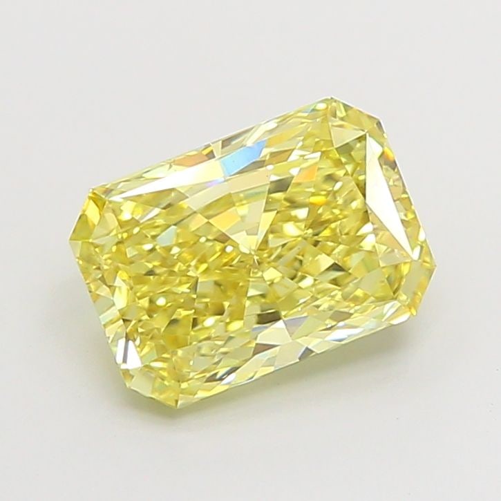 Loose Diamond - RADIANT 2.51ct Fancy Intense Yellow SI1: Loose Diamond - RADIANT 2.51ct Fancy Intense Yellow SI1 Source: This is a real non-mined Diamond that has been grown in a lab Shape: RADIANT Carats: 2.51 Color: Fancy Intense Yellow Certification: IGI