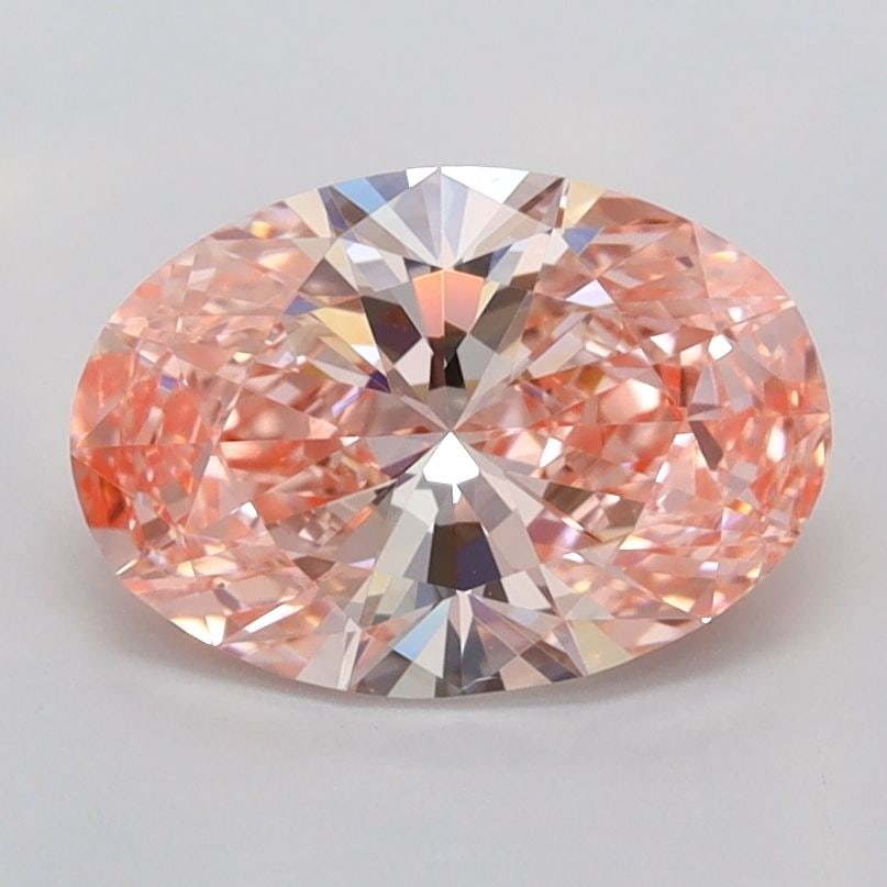 Loose Diamond - OVAL 1.49ct Fancy Vivid Pink VS1: Loose Diamond - OVAL 1.49ct Fancy Vivid Pink VS1 Source: This is a real non-mined Diamond that has been grown in a lab Shape: OVAL Carats: 1.49 Color: Fancy Vivid Pink Certification: IGI Video: