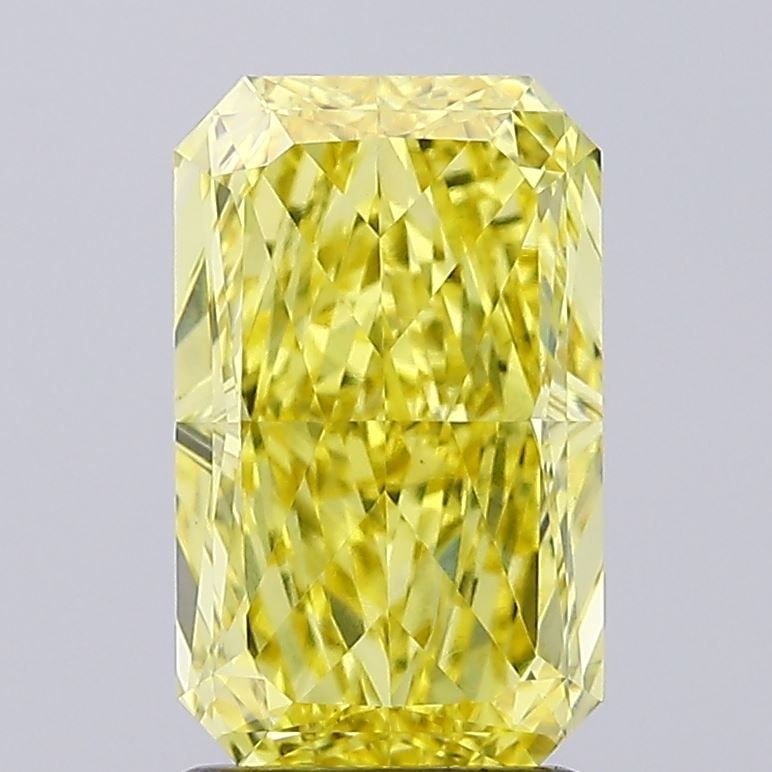 Loose Diamond - RADIANT 2.09ct Fancy Vivid Yellow VVS2: Loose Diamond - RADIANT 2.09ct Fancy Vivid Yellow VVS2 Source: This is a real non-mined Diamond that has been grown in a lab Shape: RADIANT Carats: 2.09 Color: Fancy Vivid Yellow Certification: IGI Vi
