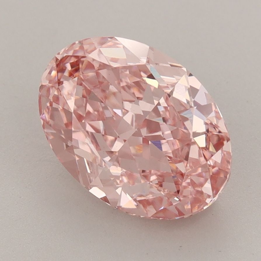 Loose Diamond - OVAL 3.04ct Fancy Vivid Pink VS1: Loose Diamond - OVAL 3.04ct Fancy Vivid Pink VS1 Source: This is a real non-mined Diamond that has been grown in a lab Shape: OVAL Carats: 3.04 Color: Fancy Vivid Pink Certification: IGI Video: