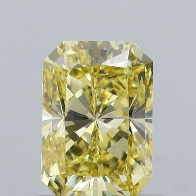 Loose Diamond - RADIANT 0.79ct Fancy Intense Yellow VS1: Loose Diamond - RADIANT 0.79ct Fancy Intense Yellow VS1 Source: This is a real non-mined Diamond that has been grown in a lab Shape: RADIANT Carats: 0.79 Color: Fancy Intense Yellow Certification: IGI