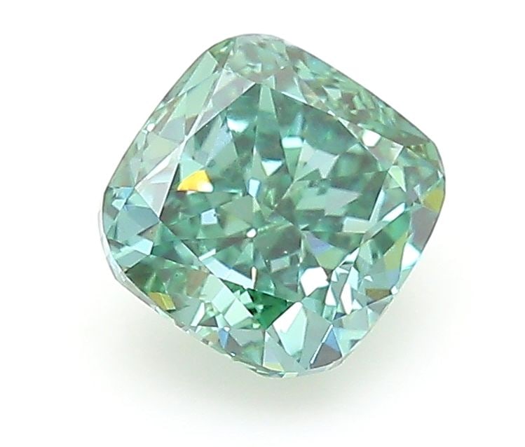 Loose Diamond - CUSHION MODIFIED 1.5ct Fancy Vivid Green VS2: Loose Diamond - CUSHION MODIFIED 1.5ct Fancy Vivid Green VS2 Source: This is a real non-mined Diamond that has been grown in a lab Shape: CUSHION MODIFIED Carats: 1.5 Color: Fancy Vivid Green Certific
