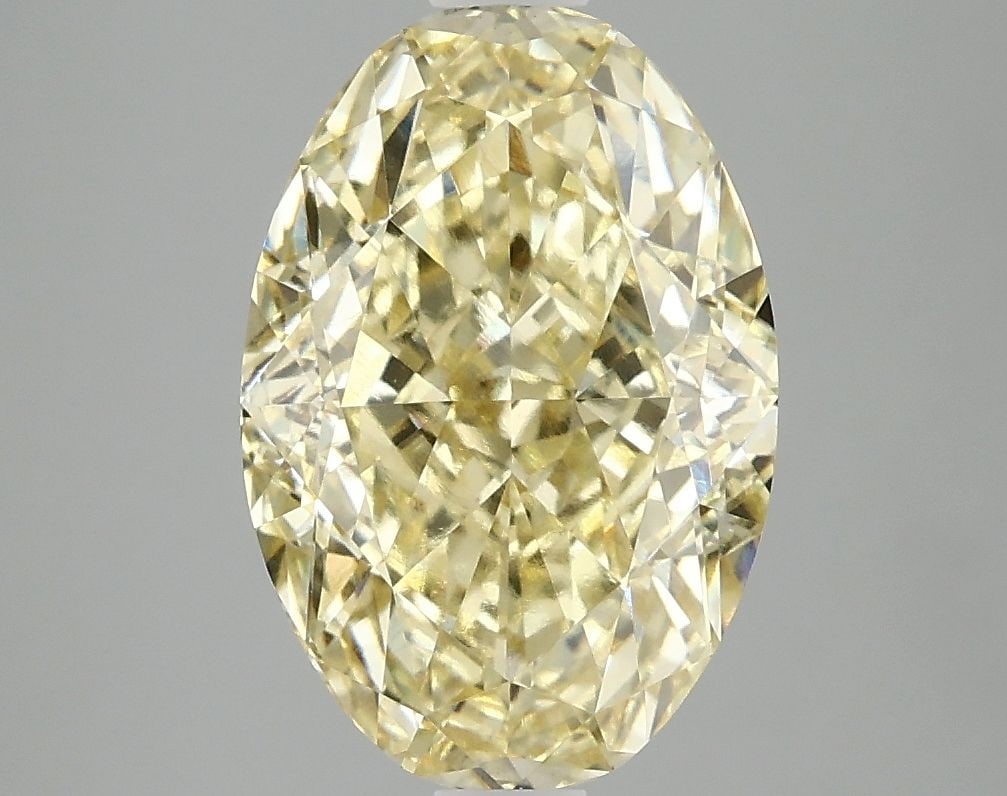 Loose Diamond - OVAL 4.06ct Fancy Intense Yellow VS1: Loose Diamond - OVAL 4.06ct Fancy Intense Yellow VS1 Source: This is a real non-mined Diamond that has been grown in a lab Shape: OVAL Carats: 4.06 Color: Fancy Intense Yellow Certification: IGI Video