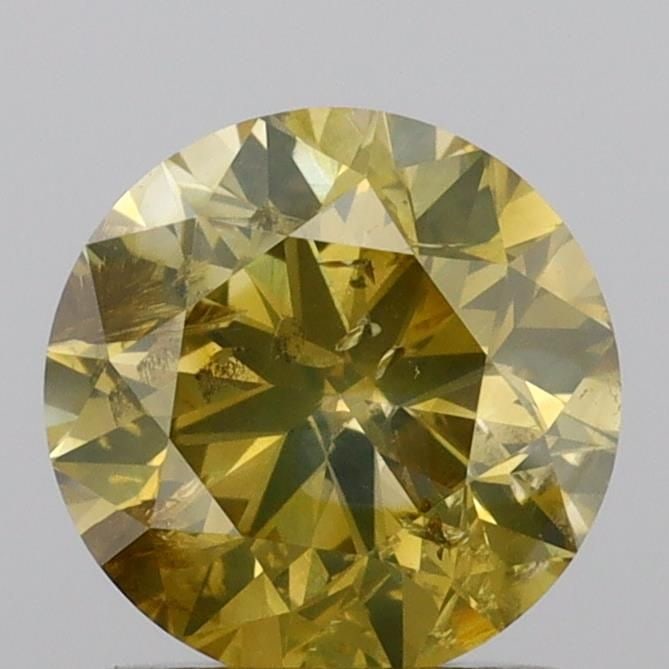 Loose Diamond - ROUND 1.06ct Fancy Brownish Yellow I1: Loose Diamond - ROUND 1.06ct Fancy Brownish Yellow I1 Source: Natural Shape: ROUND Carats: 1.06 Color: Fancy Brownish Yellow Certification: GIA Video: